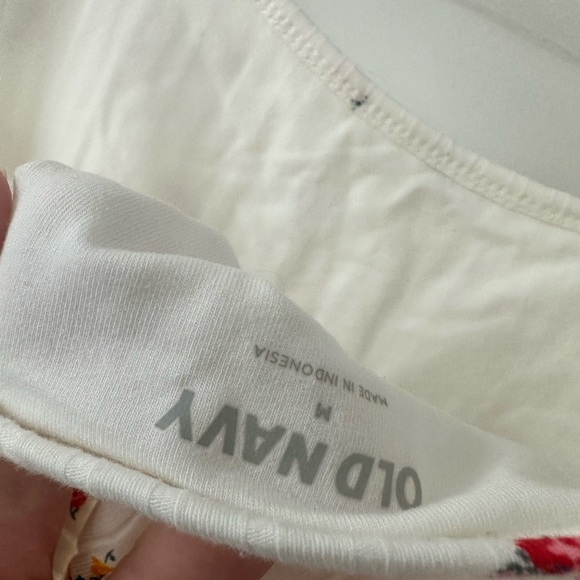 Floral White tank Top - Picture 4 of 5